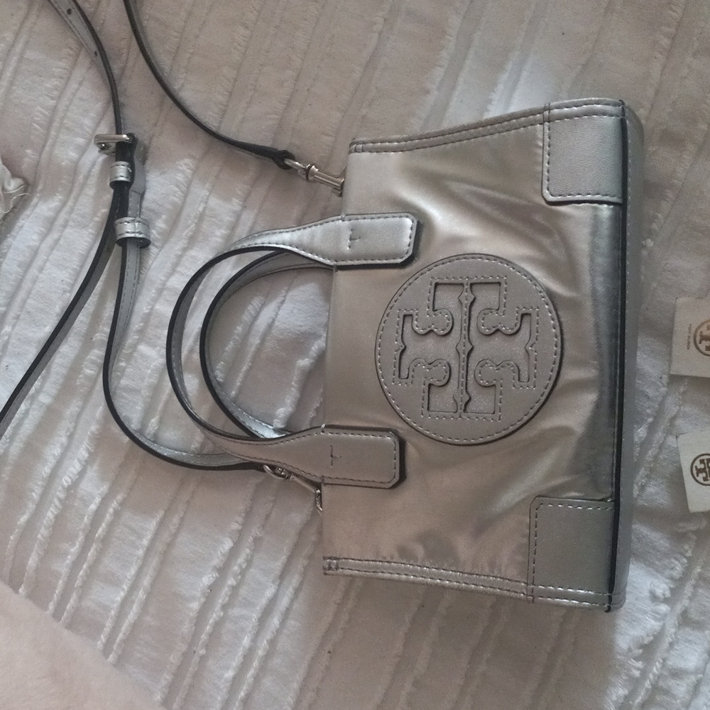 Tory burch micro ella crossbody tote